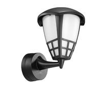 Maclean MCE519 Lámpara de Pared Exterior, Aplique de Pared, Luz Exterior, IP65 | Resistente al Agua | Casquillo E27 | Carga máx.: 60 W (Negro, sin bombilla)