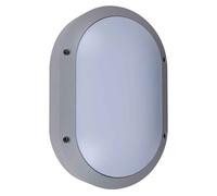 Aplique exterior metal color gris serie amazonas 18.5cm
