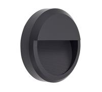 Aplique exterior redon.8w 4000k 500lm lordelo gris oscuro 5,5x23d ip65