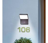Aplique LED con sensor para exterior ENDURA STYLE WIDE de OSRAM, gris oscuro
