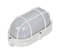EDM Aplique LED oval rejilla exterior 9 W 810 lm 4000 K IP65 11,8x21,2x9 cm
