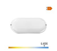 Aplique led edm oval blanco 18 w f 1820 lm (6400 k)