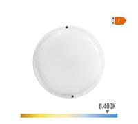 Aplique led edm redondo blanco 18 w f 1820 lm (6400 k)