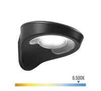 Aplique led edm solar sensor de movimiento 155 lm negro 1,8 w (6500 k)