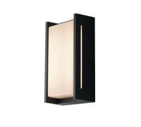 Aplique LED Intec Aluminio Antracita IP54 18W 220V Nuevo Montaje Pared
