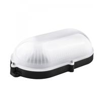 Aplique led oval negro ext.ip65 9w.neutr EL PRECIO INCLUYE 3 UNIDADES