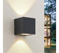 Aplique LED para exterior Arcchio Tassnim, 2 luces, antracita, IP65