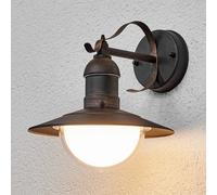 Aplique LED para exterior Clea de Lindby, anchura 24 cm, metal