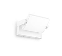 Aplique LED para exterior Ideal Lux Swipe, blanco, IP54, 3000 K