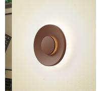 Aplique LED para exterior Kayana de Lucande, color óxido, aluminio, 24 cm