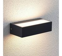 Aplique LED para exterior Lindby Nienke, 17 cm, resistente al agua salada, IP65
