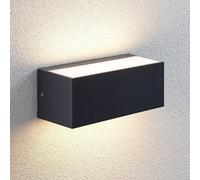 Aplique LED para exterior Lindby Nienke, 23 cm, resistente al agua salada, IP65