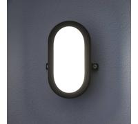 Aplique LED para exterior OSRAM BULKHEAD, negro, 11 W, plástico, IP54
