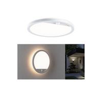 Aplique LED para exterior Paulmann Lamina, blanca, sensor, IP44