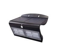 Aplique LED Solar Negro con Sensor 3.2W 400LM 6000K Luz Fría