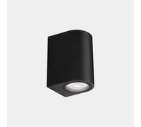 Aplique LEDS-C4 para exterior Eko Single, negro, ancho 7 cm, aluminio
