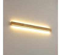Aplique Lineal De Pared LED en Madera - Luz De Tocador De Baño Moderna, Iluminación Arriba Abajo Decorativa Wabi Sabi para Dormitorio Pasillo
