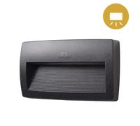 Aplique lorenza 1xr7s (189mm) 10,5w con pulsador cct (3colores) ip55 l