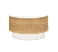 Aplique madera clara modelo myriam 1xe27 fabrilamp