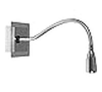 Aplique margarida 1x3w led 6000k l.10xan.36cm cromo