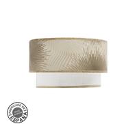 aplique modelo nepal dorado con doble pantalla