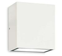 Aplique moderno Argo, metal blanco, LED, 10W, 3000K, luz cálida