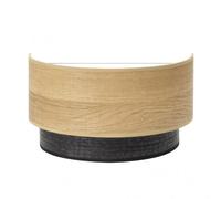 Abrila Colet Negro/Madera Clara - Aplique Moderno 1Xe27