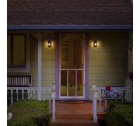 Aplique para exterior con sensor OSRAM ENDURA CLASSIC COWBELL, gris, IP65