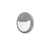 Fabrilamp Aplique Exterior Abrila Coliandro Policarbonato IP65 Moderno Gris