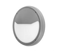 Fabrilamp Aplique Exterior Abrila Coliandro Policarbonato IP65 Moderno Gris