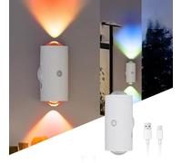 Aplique Pared con Sensor de Movimiento, Mini Luz Nocturna LED de Color