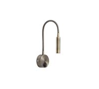 Aplique pared metal color dorado serie madrazo 6.3cm