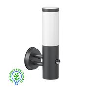 Aplique PORU para exterior acero inoxidable antracita detector de movimiento