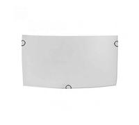 Fabrilamp Aplique Ayla Moderno Rectangular 1xE27 Blanco 25x12,5x7 cm