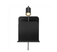 Aplique revistero con usb y repisa roomi marca nordlux