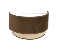 Aplique reyes 1xe27 natural/marron 17x30x16 cm