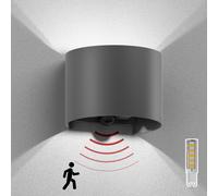 Aplique RUNEL detector de movimiento para exterior antracita IP65 Up