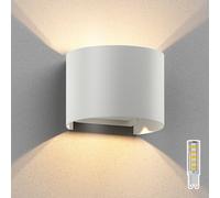 Aplique RUNEL para exterior blanco IP65 Up & Downlight + lámpara LED 501lm
