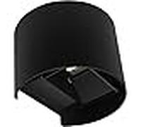 Aplique simonte ip54 2x3w led 560lm 4000k l.14xan.11,5xal.10cm negro
