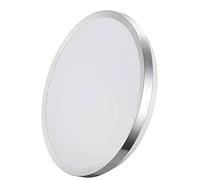 EDM Aplique súper LED de superficie 12W 1160 lm 4000K Ø26×5,8 cm marco crom