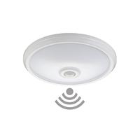 APLIQUE SUPERFICIE CON SENSOR IP20 2xE27 Ø30x9,6cm EDM