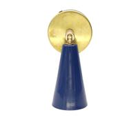 Aplique vintage pequeño de colores POP Latón Azul