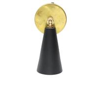 Aplique vintage pequeño de colores POP Latón Negro