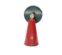Aplique vintage pequeño de colores POP Verde Botella Rojo