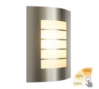 Aplique ZYNO para exterior IP44 acero inoxidable in 27 LED máx. 963lm