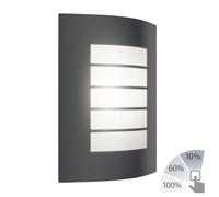 Aplique ZYNO para exterior IP44 antracita in 27 LED máx. 1020lm