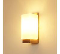 Apliques de pared, lámparas de pared de madera modernas, accesorios de iluminación de montaje en pared para dormitorio, guardería, baño con bombilla E27 M