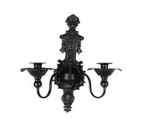 Apliques de Vela Pared Metal Candelabros Decoraciones Ideal for Velas en Barra for centros Mesa Dormitorio Sala Estar Hogar para Decoración de Pared(Color 1)
