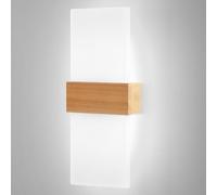 Apliques Pared Interior LED 12W Lámpara de Muro Up Down Moderna en Acrílico | guobinZH Luz Blanca de 6500K Lámpara de Pared Luz Reemplazar las Lámparas Antiguas para Escalera Pasillo Salón Dormitorio