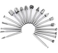 APLUS 20 Piezas HSS Encaminamiento Router Bits Burr Herramientas Rotatorias Madera Fresado Fresas Con 1/8 "(mm) Vástago para Rotary Tool-DIY Grabado, Herramientas de Trabajo de Madera